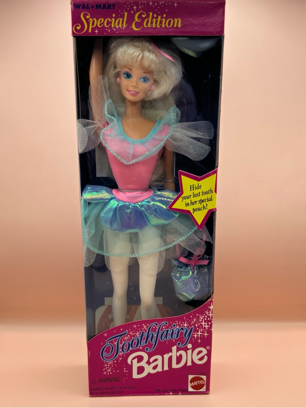Vintage Mattel 1994 Wal-Mart Special Edition Tooth Fairy Barbie Doll NEW 11645